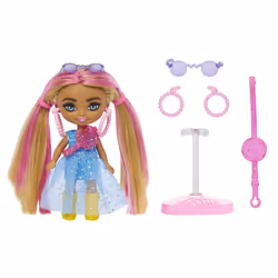 Barbie Extra Fly Mini-Minis Doll, Mini doll, Female, 3 yr(s), Girl, 82.7 mm, Multicolour