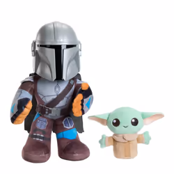 Mandalorian Book of Boba Fett Series Mandalorian and grogu feature plush Disney+ disneyplus show sounds soft plushy toy - (HN ...