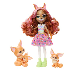 Enchantimals Glam Party FILIGREE FOX FAMILY Dolls