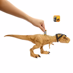 Jurassic World HUNT 'N CHOMP TYRANNOSAURUS REX, 4 yr(s), Brown, Plastic