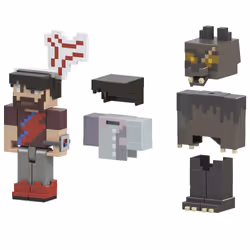 Minecraft CREATOR SERIES EXPANSION PACK Rougarou + Anger Vein, 6 yr(s), Multicolour, Plastic