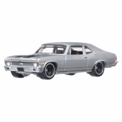 Hot Wheels Fast & Furious 1970 Chevrolet Nova SS, Car, 3 yr(s), Metal, Plastic, Silver