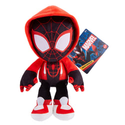Mattel Marvel Plush Miles Morales Soft Doll, 8-inch Collectible Stuffed Super Hero Figure