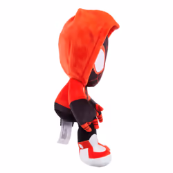 Mattel Marvel Plush Miles Morales Soft Doll, 8-inch Collectible Stuffed Super Hero Figure