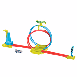 Hot Wheels Neon Speeders Laser Stunt Slamway Track Set, Vehicle & track set, 4 yr(s), Plastic, Multicolour