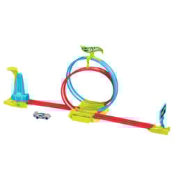 Hot Wheels Neon Speeders Laser Stunt Slamway Track Set