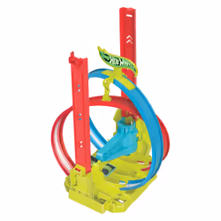 Hot Wheels Neon Speeders Laser Stunt Slamway Track Set