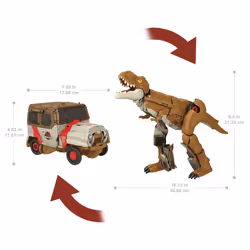 Jurassic World FIERCE CHANGERS CHASE 'N ROAR TYRANNOSAURUS REX - Additional view 4