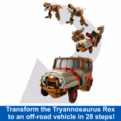 Jurassic World FIERCE CHANGERS CHASE 'N ROAR TYRANNOSAURUS REX - Additional view 5
