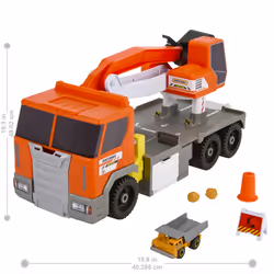 Matchbox Action Drivers Transforming Excavator