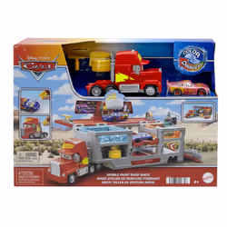 Disney Pixar Cars Disney and Pixar Cars Color Changers Mobile Paint Shop Mack Playset with 1 Toy Car & Accessories - Additional view 5