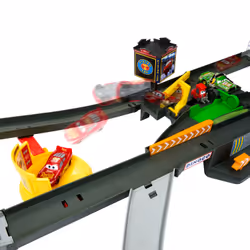 Disney Pixar Cars Disney and Pixar Cars Piston Cup Action Speedway Playset, 1:55 Scale Track Set with Toy Car