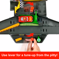 Disney Pixar Cars Disney and Pixar Cars Piston Cup Action Speedway Playset, 1:55 Scale Track Set with Toy Car - Additional view 7