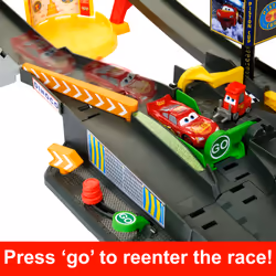 Disney Pixar Cars Disney and Pixar Cars Piston Cup Action Speedway Playset, 1:55 Scale Track Set with Toy Car - Additional view 8