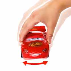 Disney Pixar Cars Disney and Pixar Cars Moving Moments Lightning McQueen Toy Car with Moving Eyes & Mouth
