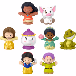 Fisher-Price Little People Toddler Toys Disney Princess Story Duos 8-Piece Figure Set for Pretend Play Kids Ages 18+ Months ( ...