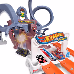 Hot Wheels Racer Verse RacerVerse Spider-Man’s Web-Slinging Speedway Track Set with 2 Racers - Additional view 5