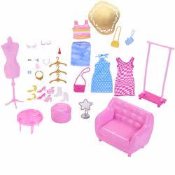 Barbie Doll, Playset and Accessories
