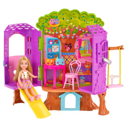 Barbie Chelsea Doll and Treehouse Playset with Pet Puppy