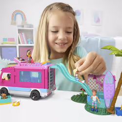 MEGA Barbie Dream Camper Adventure, Building set, 6 yr(s), Plastic, 580 pc(s), 886 g