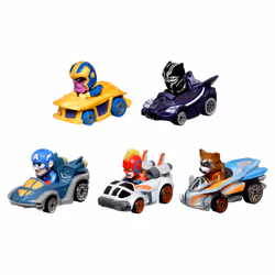 Hot Wheels Racer Verse Marvel 5-Pack, Vehicle set, 3 yr(s), Plastic, Metal, Multicolour