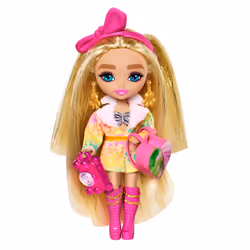 Barbie Extra Fly Doll, Mini doll, Female, 3 yr(s), Girl, 139 mm, Multicolour
