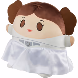 Star Wars Cuutopia Plush Princess Leia  Soft Rounded Pillow Doll  Collectible Toy Gift Inspired by the Fan-Favorite Character  10-inch