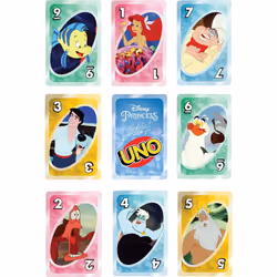 Mattel Games UNO Disney Princess The Little Mermaid Card Game for Fami
