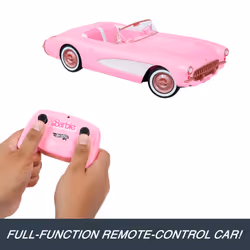 Hot Wheels R/C RC Barbie Corvette, Remote Control Corvette from Barbie The Movie - Additional view 7