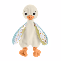 Fisher-Price Fisher Price Snuggle Up Goose Baby Sensory Toy, Plush Toy with Jingles for Newborns, Toy goose, 0.25 yr(s)