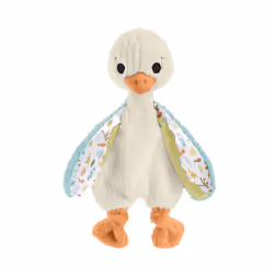 Fisher-Price Fisher Price Snuggle Up Goose Baby Sensory Toy, Plush Toy with Jingles for Newborns - Additional view 8