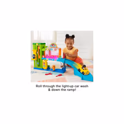 Little People Toy Garage, Car garage with Toy Car, Toddler Toys with Smart Stages Content, Light-Up Learning Garage, UK