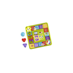Fisher-Price Pretend Board Game Baby Toy with Lights & Smart Stages Learning Content, Laugh & Learn Puppys Game Activity Board, UK English Version