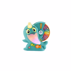 Linkimals Musical Learning Toy for Toddlers with Interactive Lights Music and Educational Games, Learning Narwhal, UK English ...