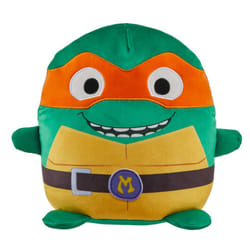 Mattel Teenage Mutant Ninja Turtles: Mutant Mayhem Plush Toys Cuutopia  10 Inch Rounded Michelangelo Kawaii-Style Plush  Orange Masked Mikey