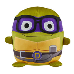 Mattel Teenage Mutant Ninja Turtles: Mutant Mayhem Plush Toys Cuutopia  10 Inch Rounded Donatello Kawaii-Style Plush  Purple Masked Donnie Collectible