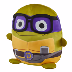 Mattel Teenage Mutant Ninja Turtles: Mutant Mayhem Plush Toys Cuutopia  10 Inch Rounded Donatello Kawaii-Style Plush  Purple Masked Donnie Collectible