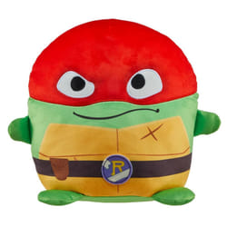 Mattel Teenage Mutant Ninja Turtles: Mutant Mayhem Plush Toys Cuutopia  10 Inch Rounded Raphael Kawaii-Style Plush  Red Masked Raph Collectible