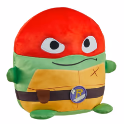 Mattel Teenage Mutant Ninja Turtles: Mutant Mayhem Plush Toys Cuutopia  10 Inch Rounded Raphael Kawaii-Style Plush  Red Masked Raph Collectible