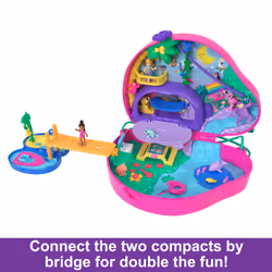 Polly Pocket Sloth Family 2-in-1 Purse Compact