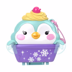 Polly Pocket Snow Sweet Penguin Compact, Animal, 4 yr(s), Multicolour, Plastic