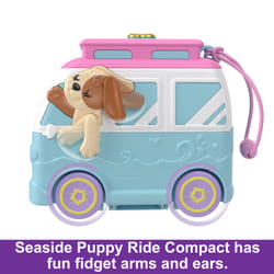 Polly Pocket SEASIDE PUPPY RIDE Compact
