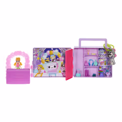 Polly Pocket Disco Dance Fashion Reveal Playset, 4 yr(s), Multicolour, Plastic
