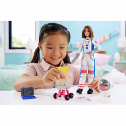 Barbie 65th Anniversary Doll & 10 Accessories, Astronaut Set with Brunette Doll - Additional view 4