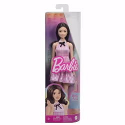 Barbie Fashionistas Doll, Black Hair & Pink Gingham Dress - Additional view 7