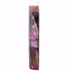 Barbie Fashionistas Doll, Black Hair & Pink Gingham Dress - Additional view 8
