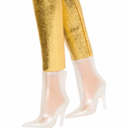 Barbie Fashionistas Doll, Blonde Hair & Golden Jumpsuit