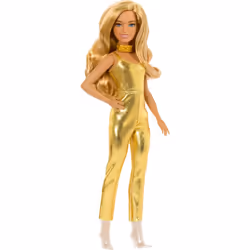 Barbie Fashionistas Doll, Blonde Hair & Golden Jumpsuit - Additional view 4