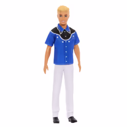 Barbie Fashionistas 65th Anniversary Blonde Ken Doll, Western Look