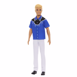 Barbie Fashionistas 65th Anniversary Blonde Ken Doll, Western Look - Additional view 6
